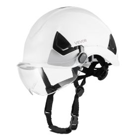 Industrial Safety Helmet with Visor and 6-Point Ratchet Suspension Hard Hat
