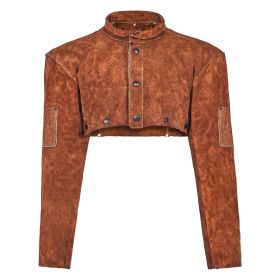VEVOR Leather Welding Cape Sleeve Heavy Duty Flame Resistant Cape Sleeve XL-Size