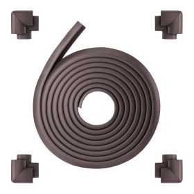 Baby Proofing Edge Corner Protector, 18 ft Edge Cushion, 8 Corner Pads, Soft NBR Foam, 3M Adhesive, Child Proof Table Safety Bumper Guards