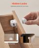 VEVOR Child Safety Magnetic Cabinet Locks, 20 Packs Baby Proofing Cabinet Locks with 4 Keys & 4 Holders, 2 Installation Choice