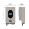 Off-grid energy storage hybrid photovoltaic inverter   Photovoltaic off-grid connection hybrid inverter