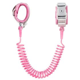 Anti Lost Wrist Link Anti Lost Leash Baby Leash Anti-Lost Wrist Chain with Child Upgraded Safety Locks for Kids (8.2 Feet) (Color: Pink)